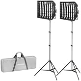 Godox LP600R K2 RGB 2'li Softboxlı Panel LED Influencer Işık Kiti | &Uuml;r&uuml;n &Ccedil;ekimi 2- Kit, Portre i&ccedil;in Yumuşak Dif&uuml;zyon