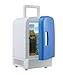 Produktbild STEAM PANDA 4L Auto Kühlschrank 12V / 220V Mini Kühlschrank Auto/Home Dual Use Portable Mini Auto Kühlschrank (blau weiß) 30-65W
