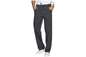PETERSABITIDALAVORO Pantaloni Cuoco da Lavoro Chef Pizzaiolo Pasticciere per Divisa Infermiere Unisex