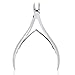 Footful Set of 3pcs Stainless Steel Manicure Pedicure Tools Dead Skin Cuticle Clippers Trimmers Nippers Remover + Cuticle Spoon Pushers (Big+Small)
