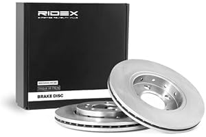2x RIDEX 82B0004 Disque de frein Avant Ø256mm Hauteur: 36.7mm Épaisseur: 22mm Cercle de percage -Ø: 100mm ventilé de l'intérieur