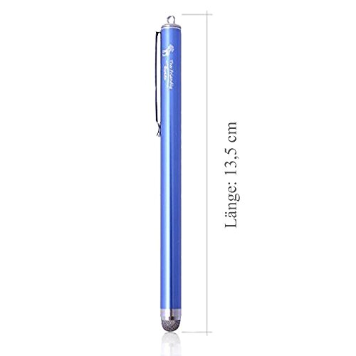 The Friendly Swede 3 Stück Hybrid Stylus Touchscreen Eingabestift mit austauschbarer Mikrofaserspitze (dunkelblau, hellblau, lila) - 4