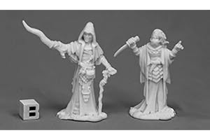 Pechetruite 2 x Cultist Priests - Reaper Bones Miniature zum Rollenspiel Kriegsspiel - 77518