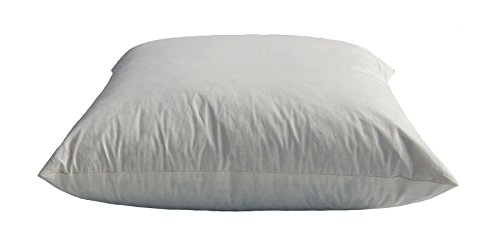 Federkissen 50×50 cm 50% Mehrfüllung halbweiße Gänse- und Entenfeder extra bauschig Füllung ca. 840 g - 3