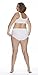 All Woman Pack Of 3 Plus Size Knickers 100% Cotton With Tunneled Waist Hips Until 79" - Black - UK24/26