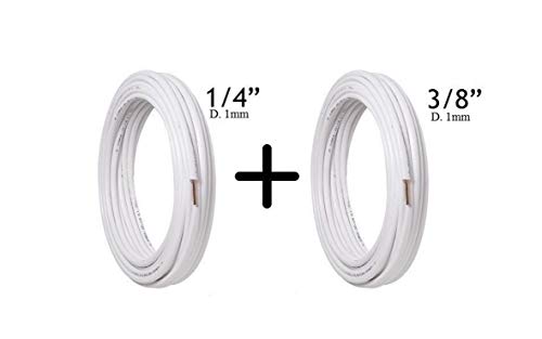 Tubi Rame Condizionatore Condizionamento Coppia 1/4" + 3/8" Adatto A Gas R410A R407C R32 (7 Metri (7+7))