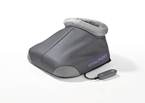 VITALmaxx Masajeador de pies, masaje shiatsu, masaje de pies, reflexología podal, gris, disponible