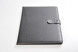 Image de Pindi Manager portadocumenti / padfolio di similpelle nero con blocco per appunti (DCH-04-01 DE