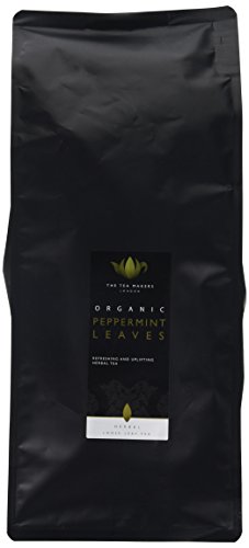 The Tea Makers of London Organic Peppermint Leaves Herbal Loose Leaf Tea in Catering Pack 250 g