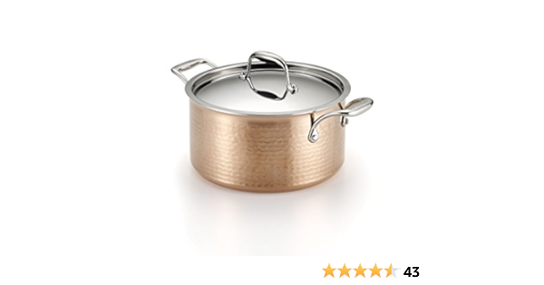 lagostina martellata hammered copper roaster