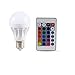 Produktbild Glühbirne Mit FernbedienungRgb Led E27 9W 16 Farben Ändern Magische Lampe Mit Ir-Fernbedienung Urlaub Beleuchtung Dekoration Led-Lampen