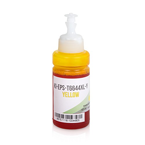 5x Kineco Tinte kompatibel zu Epson EcoTank ET-2500 ET-2550 ET-2600 ET-2650 ET-4500 ET-14000 L100 L110 L1300 L200 L210 L350 L355 L365 L455 L550 L555 L565 – je 70 ml - 5