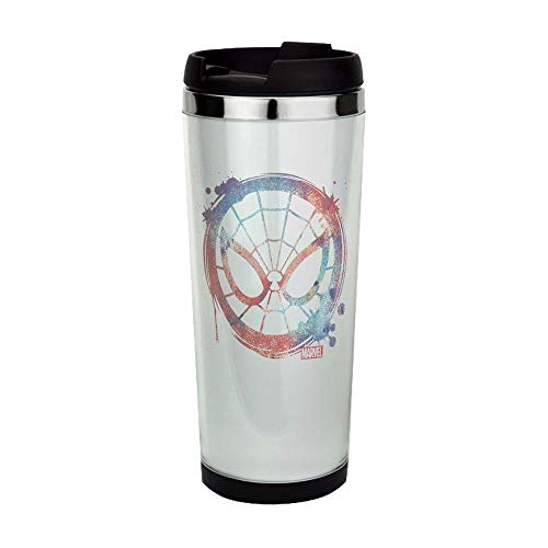 Tasse de voyage isotherme en acier inoxydable Motif Spider Man 40 ml Verre à café