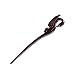Breezelike Handmade Carved Ebony (Black Sandalwood) Hair Stick:Swan