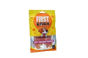 FIRST BARK Yummylicious Treats Soft Chicken Tender, Medium, 70 g (Pack of 3)