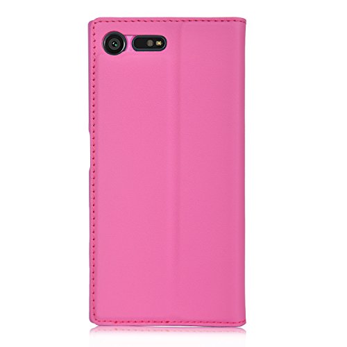 Sony Xperia X Compact Hülle,IVSO Hohe Qualität Advanced Shock Absorption Technology Case Folio Tasche Cover für Sony Xperia X Compact Smartphone 11,7 cm (4,6 Zoll) (Für Sony Xperia X Compact, Rosa) - 6