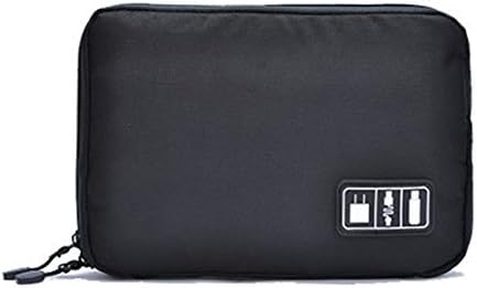 ISHOW Portable Digital Gadget Organizer Cable Holder Waterproof (Black)