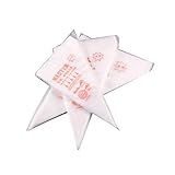 Fuerte, Bolsas desechables AzuNaisi New 100stk Small Size Desechables Manga pastelera Azúcar Glaseado Fondant pastas Crema Decorar Consejo Herramientas Jardín Accesorios