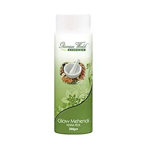 Glamour World Ayurvedic Glow Mehendi| t promotes hair growth and covers grey hair with no side effects| Enriched with Madayanti
