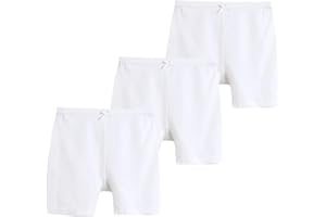 Allmeingeld Girls' Shorts Cycling Short Under Dress 3 Pack Set for 3-12 Years
