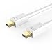 Produktbild AIFFECT 6Ft Gold Plated Mini DisplayPort Cable DP 1.2 Version 4K White