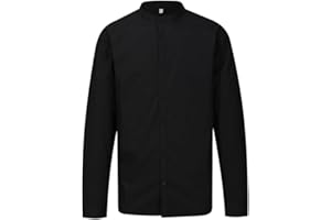 MISEMIYA - Camisa Camarero Hombre con Mangas LARGAS - Uniforme HOSTELERIA para Hombre - 8275