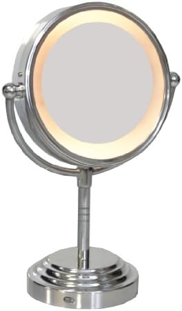 Wellys R 100355 Free-Standing Cosmetics Mirror with Lighting