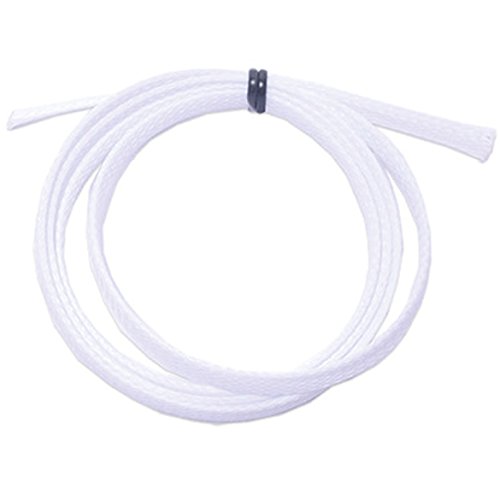 Preisvergleich Produktbild HYPERION Wire Mesh Guard 8mm x 1m weiss GEWEBE SCHUTZSCHLAUCH