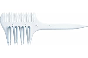 Fripac-Medis Grzebień do pasemek z szablonem, długość 9 cm, biały