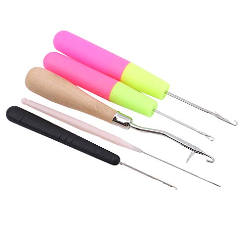 DeliV Weaving Knitting Needles DIY Knitting Crafts Needles Hook Crochet Kit Loom Tool