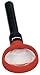 Produktbild Illuminated Handheld 7 Inch Magnifier With 2.5x and 5x power, 2 Inch Lens With Red Frame
