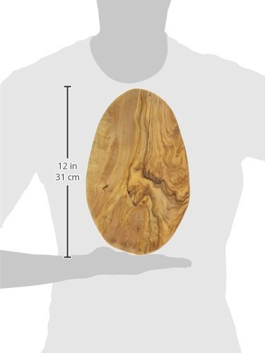 Naturally Med Olivenholzbrett 30cm Schneidebrett / Serviertplatte / Käsebrett - 2