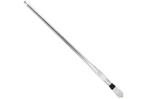 Zoegneer Antena telescópica expandible de 27 MHz para SMA hembra, multiusos, para radio bidireccional, radio CB