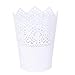 Produktbild zhoke Krone Spitze Blume Blumentopf Übertopf Halter Decor same weiß