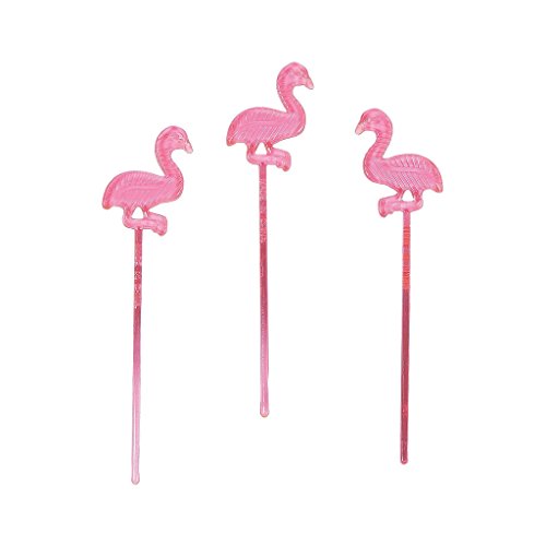72 x Flamingo Picks Party Picks Sommer Picks Sommerparty Käsepiecker Spieße Hawaii Sommerparty - 3