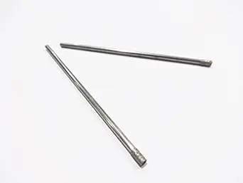 Diamond Coated Glass Core Drill Bit 2mm Dia for Drilling Glass, Tile, Ceramics and Semi-precious stones(1 Pair)