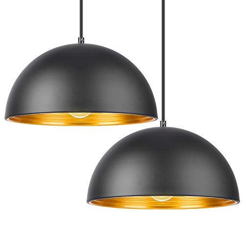 DECKEY Lampadari a Sospensione Vintage Industriale Lampada a Soffitto in Metallo Plafoniera in Stile Vintage Industriale Lampadario per Salotto, Soggiorno, Ristorante (04)