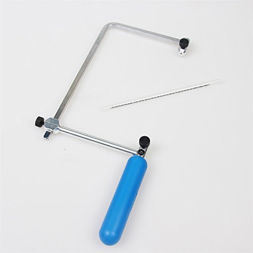 Latinaric Verstellbare Werkzeug Laubsäge Laubsägebogen Sägen Mit 2 Sägeblätter - 3