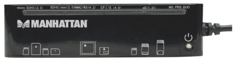 Manhattan Multi-Card Reader/Writer (Hi-Speed USB 2.0, Slimline, 80-in-1) schwarz - 5