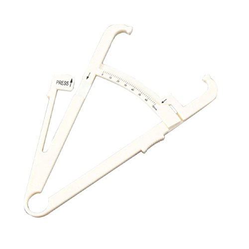 Malloom® Simple Personal Body Fat Caliper Tester Fitness Keep Health Ruler Beige