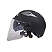 Produktbild Family History Motorradhelm Männer und Frauen Doppel-Objektiv Batteriewagen Helm Outdoor Riding Visor Sunscreen Helm,C