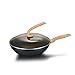 Produktbild Aluminiumlegierung Antihaft-Beschichtung Woks, Haushalt Keine Dämpfe Pfannen, Mit Glasdeckel, Antihaft-Pfanne Geschirr, Induktionsherd Gasherde Allgemeiner Zweck Wok,30cm