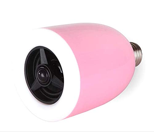 Preisvergleich Produktbild ROUHO Drahtlose Bluetooth-Lautsprecher Audio LED Lampe-Rosa