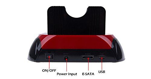 LemonBest® All in one 2.5″ 3.5″ SATA/IDE HDD 2-Dock Docking Station e-SATA Hub - 5