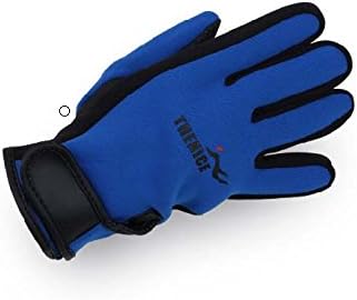 Diving, Surf, Motorcycle, Cycling Wetsuit Golves for Water Sports Surfing Diving Canoe Kayak Water-skiing Jetski Spearfishing Sailing (Blue, XL)