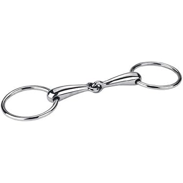 Mors Cheval Nikou En Acier Inoxydable - 125mm Avec Chaîne Double Œil | Pour Contrôle Et Équitation