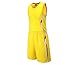 Produktbild Herren Basketball Uniform Anzug, Star Basketball Spiel Campus Team Basketball Uniform, Atmungsaktive Basketball Uniform Anzug (Größe: L-5XL)-Yellow-XXXXL