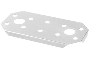 HENDI Draining Rack for Gastronorm Containers, Temperature Resistant from -40° to 300°C, Hot Air Oven, Fridge and Freezer Chafing Dishes-Bain Marie, Stackable, GN 1/4, Stainless Steel