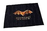 Material: 100% poliéster Valencia CF Banval Bandera Centenario, Adultos Unisex, Negro, 150 x 100 cm