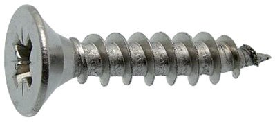 ACTON Vis bois tête fraisé PZ2 - Ø 4 mm - 20 mm - Inox - Boîte de 200 pièces - Acton